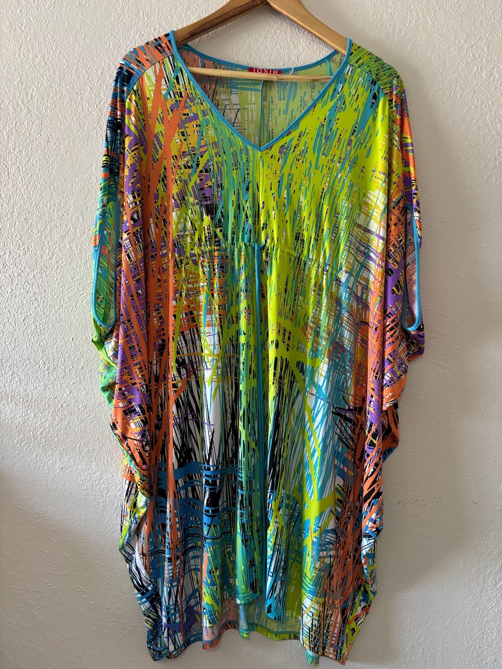 Josie Natori Tunic Dress Kaftan Womens Size XL